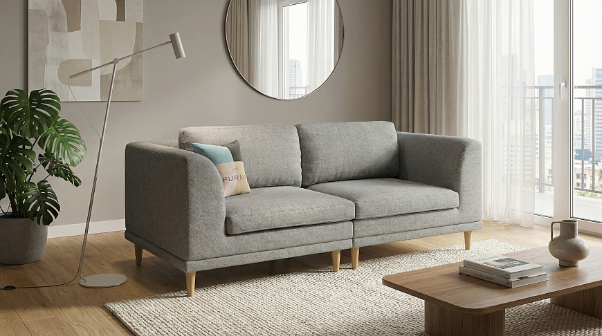 Диван прямой Халден 204x102x80 ПРОМО